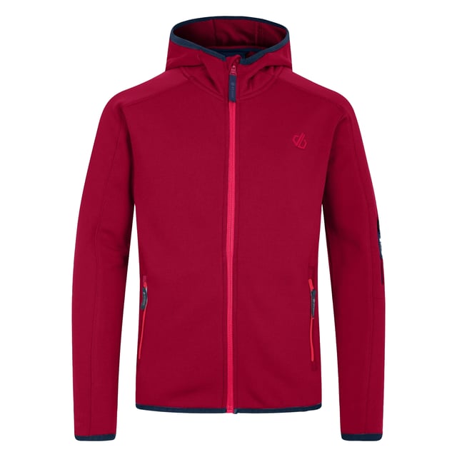 Material: Polyester. Fabric: Fleece, Knitted, Marl, Stretch. Design: Logo, Plain. Chin Guard, Inner Zip Guard. Neckline: Hooded. Sleeve-Type: Long-Sleeved. Cuff: Stretch Binding. Hood Features: Grown On Hood. Pockets: 2 Lower Pockets, 1 Sleeve Pocket, Zip. Fastening: Full Zip. Hem: Stretch Binding. 15-16 Years: 35 in. 14 Years: 33 in. 11-12 Years: 31 in. 9-10 Years: 28.5 in. 5-6 Years: 24 in. 13 Years: 32 in. 3-4 Years: 22.5 in. 7-8 Years: 26 in.