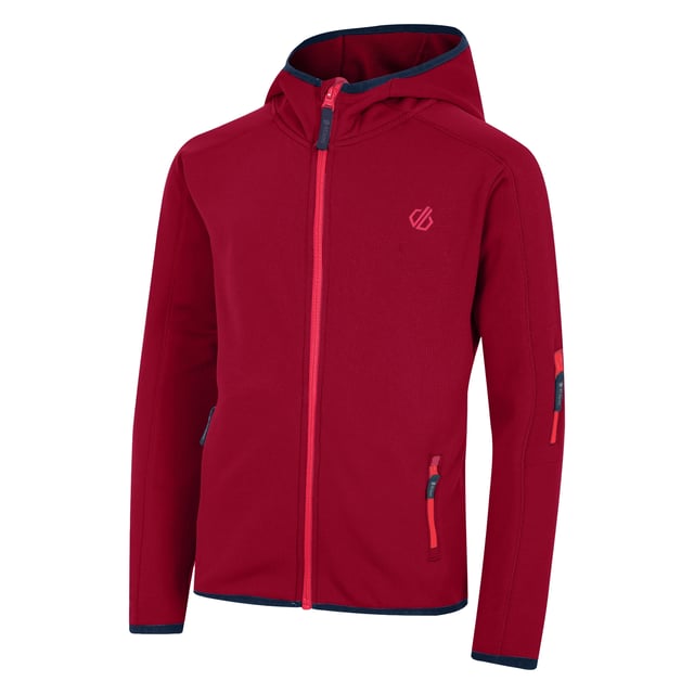 Material: Polyester. Fabric: Fleece, Knitted, Marl, Stretch. Design: Logo, Plain. Chin Guard, Inner Zip Guard. Neckline: Hooded. Sleeve-Type: Long-Sleeved. Cuff: Stretch Binding. Hood Features: Grown On Hood. Pockets: 2 Lower Pockets, 1 Sleeve Pocket, Zip. Fastening: Full Zip. Hem: Stretch Binding. 15-16 Years: 35 in. 14 Years: 33 in. 11-12 Years: 31 in. 9-10 Years: 28.5 in. 5-6 Years: 24 in. 13 Years: 32 in. 3-4 Years: 22.5 in. 7-8 Years: 26 in.