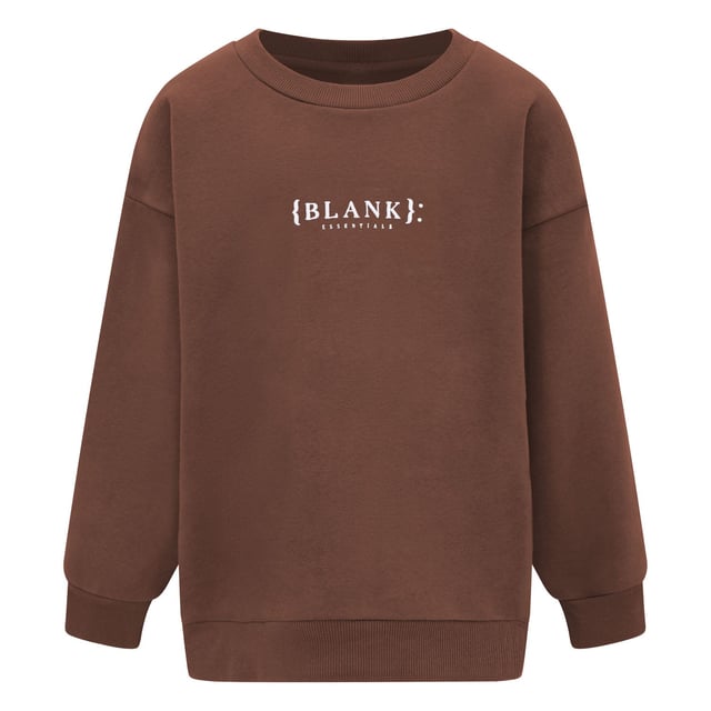 Ribbed crewneck.Ribbed cuffs and hem.Printed logo.Relaxed fit.