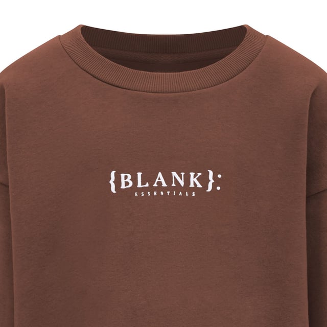 Ribbed crewneck.Ribbed cuffs and hem.Printed logo.Relaxed fit.