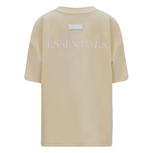 Ribbed crewneck.Short sleeves.Printed logo.Regular fit.