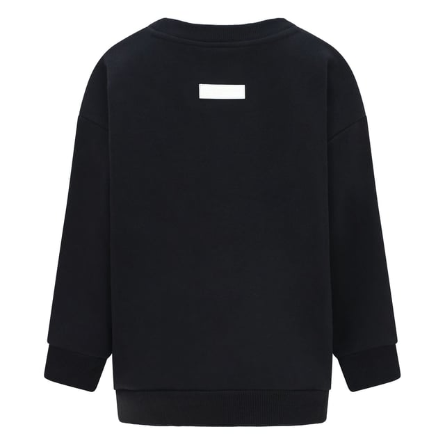 Ribbed crewneck.Ribbed cuffs and hem.Printed logo.