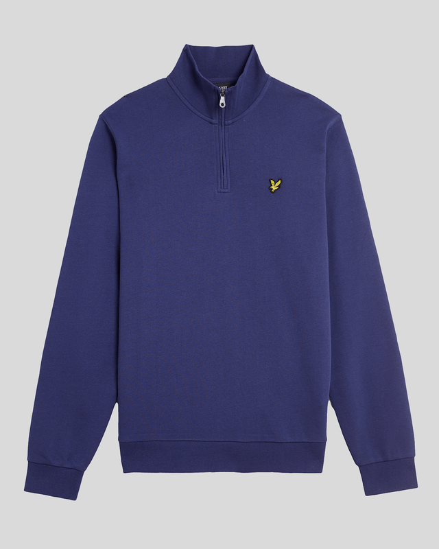 Made from loopback cotton jersey with a good element of stretch, our quarter zip sweatshirt is the perfect layering piece for every season. It features a classic collar and a quarter zip fastening at the front, and is finished with our signature golden eagle logo on the chest. - Classic collar 
- Quarter zip fastening 
- Long sleeves
- Composition: 100% cotton
