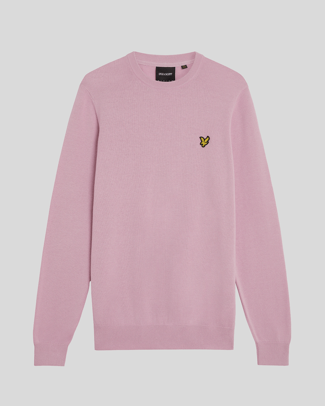 We know the value of a well-made staple, so classic pieces like this jumper form the core of our Lyle &amp; Scott collections. It's been knitted from soft 100% cotton and has a slim fit – perfect for layering under a jacket.- Round neck 
- Long sleeves 
- Ribbed hemline, cuffs and neckline
- Composition: 100% cotton