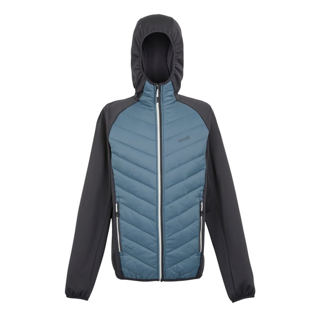 Regatta Mens Andreson VIII Hybrid Jacket (Stormy Weather/Ash)