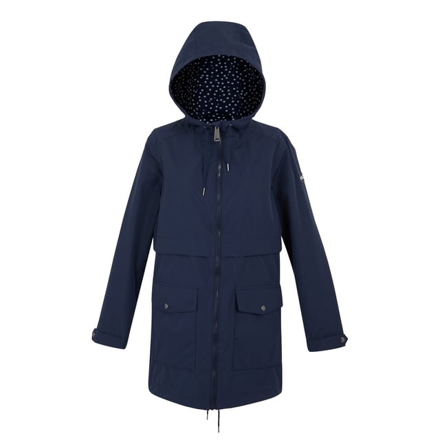 Material: Polyester. Lining: Polyester, Taffeta. Design: Linear, Logo, Stripe. Fabric Technology: Breathable, Durable Water Repellent Finish, Isotex 10000, Waterproof. Cuff: Adjustable, Snap Fastening. Back Hem Vent, Taped Seams. Neckline: Hooded. Sleeve-Type: Long-Sleeved. Hood Features: Drawcord, Grown On Hood. Pockets: 1 Security Pocket, Internal, 2 Patch Pockets, 2 Handwarmer Pockets. Fastening: Front Zip. 10000g/m²/24hrs. Sustainability: Made from Recycled Materials. Waistline: Shockcord. 8 UK: 32 in. 10 UK: 34 in. 12 UK: 36 in. 14 UK: 38 in. 20 UK: 45 in. 24 UK: 50 in. 26 UK: 52 in. 18 UK: 43 in. 16 UK: 40 in.