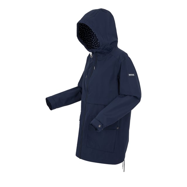 Material: Polyester. Lining: Polyester, Taffeta. Design: Linear, Logo, Stripe. Fabric Technology: Breathable, Durable Water Repellent Finish, Isotex 10000, Waterproof. Cuff: Adjustable, Snap Fastening. Back Hem Vent, Taped Seams. Neckline: Hooded. Sleeve-Type: Long-Sleeved. Hood Features: Drawcord, Grown On Hood. Pockets: 1 Security Pocket, Internal, 2 Patch Pockets, 2 Handwarmer Pockets. Fastening: Front Zip. 10000g/m²/24hrs. Sustainability: Made from Recycled Materials. Waistline: Shockcord. 8 UK: 32 in. 10 UK: 34 in. 12 UK: 36 in. 14 UK: 38 in. 20 UK: 45 in. 24 UK: 50 in. 26 UK: 52 in. 18 UK: 43 in. 16 UK: 40 in.