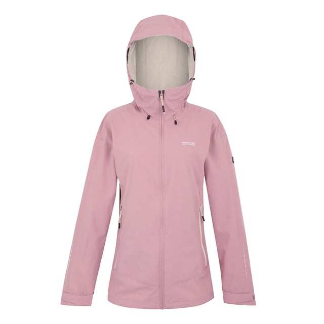 Material: Recycled Polyester. Fabric: Ripstop, Stretch. Design: Logo, Plain. Fabric Technology: Breathable, Durable, DWR Finish, Isotex 15000, Lightweight, Water Repellent, Waterproof, Windproof. Neckline: Hooded, Standing Collar. Cuff: Hook And Loop Strap. Sleeve-Type: Long-Sleeved. Taped Seams, Underarm Mesh Panels, Underarm Zips. Hood Features: Adjustable, Grown On Hood, Technical. Pockets: 2 Lower Pockets, 1 Internal Pocket, Zip. Fastening: Full Zip. 10000g/m²/24hrs. 8 UK: 32 in. 10 UK: 34 in. 12 UK: 36 in. 14 UK: 38 in. 20 UK: 45 in. 18 UK: 43 in. 16 UK: 40 in.