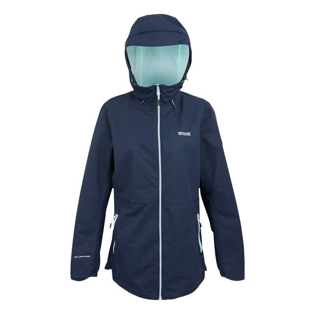 100% Polyester. Lining: Mesh, Printed. Fabric: Textured. Design: Logo, Plain, Text. 118gsm. Fabric Technology: Breathable, Durable Water Repellent Finish, Isotex 10000, Waterproof, Windproof. Cuff: Curved, Part Elasticated. Neckline: Hooded. Sleeve-Type: Long-Sleeved. Taped Seams. Hood Features: Grown On Hood, Technical, Toggle Adjuster, Wired Peak. Pockets: 1 Inner Pocket, 2 Side Pockets, Zip. Fastening: Full Zip. Waterproof Rating: 10000mm. 10000g/m²/24hrs. Hem: Shockcord Hem. 6 UK: 30 in. 8 UK: 32 in. 10 UK: 34 in. 12 UK: 36 in. 14 UK: 38 in. 20 UK: 45 in. 22 UK: 48 in. 24 UK: 50 in. 26 UK: 52 in. 18 UK: 43 in. 16 UK: 40 in.