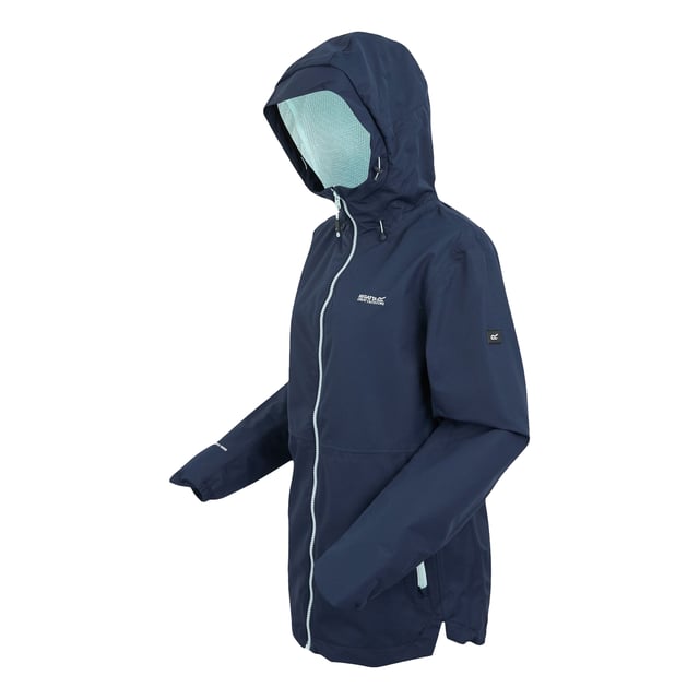 100% Polyester. Lining: Mesh, Printed. Fabric: Textured. Design: Logo, Plain, Text. 118gsm. Fabric Technology: Breathable, Durable Water Repellent Finish, Isotex 10000, Waterproof, Windproof. Cuff: Curved, Part Elasticated. Neckline: Hooded. Sleeve-Type: Long-Sleeved. Taped Seams. Hood Features: Grown On Hood, Technical, Toggle Adjuster, Wired Peak. Pockets: 1 Inner Pocket, 2 Side Pockets, Zip. Fastening: Full Zip. Waterproof Rating: 10000mm. 10000g/m²/24hrs. Hem: Shockcord Hem. 6 UK: 30 in. 8 UK: 32 in. 10 UK: 34 in. 12 UK: 36 in. 14 UK: 38 in. 20 UK: 45 in. 22 UK: 48 in. 24 UK: 50 in. 26 UK: 52 in. 18 UK: 43 in. 16 UK: 40 in.