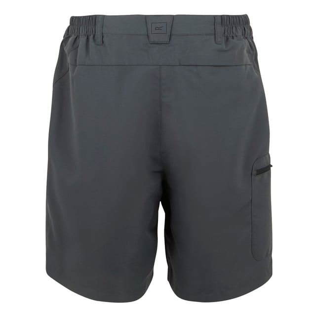 100% Recycled Polyester. Fabric: Woven. Design: Plain. 105gsm. Pockets: 2 Side Pockets, 1 Thigh Pocket, Zip. Fastening: Button, Zip Fly. Fabric Technology: Crease Resistant, Durable Water Repellent Finish, Lightweight, Quick Dry. Belt Loops. Waistline: Part Elasticated. Sun Rating: UPF 50+.