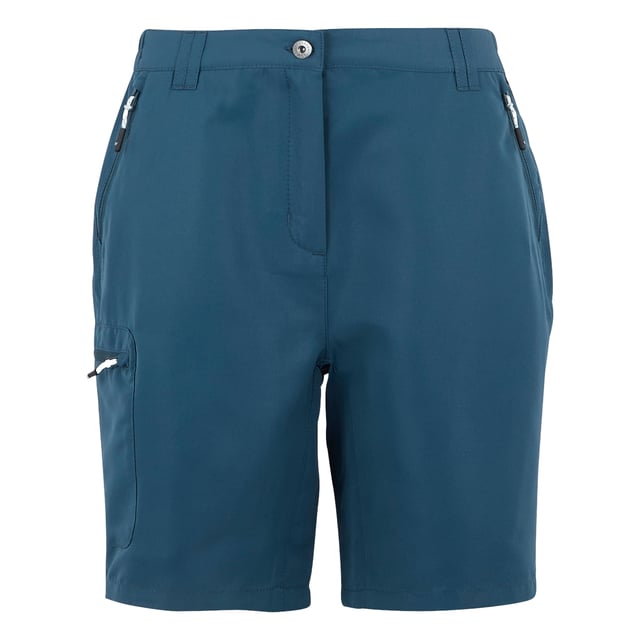 100% Recyceltes Polyester. Gewebetechnik: Knitterfrei, Dauerhaft wasserabweisende Oberfläche, Leicht, Schnell trocknend. Gewebe: gewebter Stoff. Design: Unifarben. GSM (Gramm pro Quadratmeter): 105. Knopfverschluss, Hosenschlitz mit Reißverschluss. Gürtelschlaufen. Taille: Teilweise elastisch. Taschenart: Zwei Seitentaschen, Eine Tasche am Oberschenkel, Reißverschluss. UV-Schutzfaktor: UPF 50+.