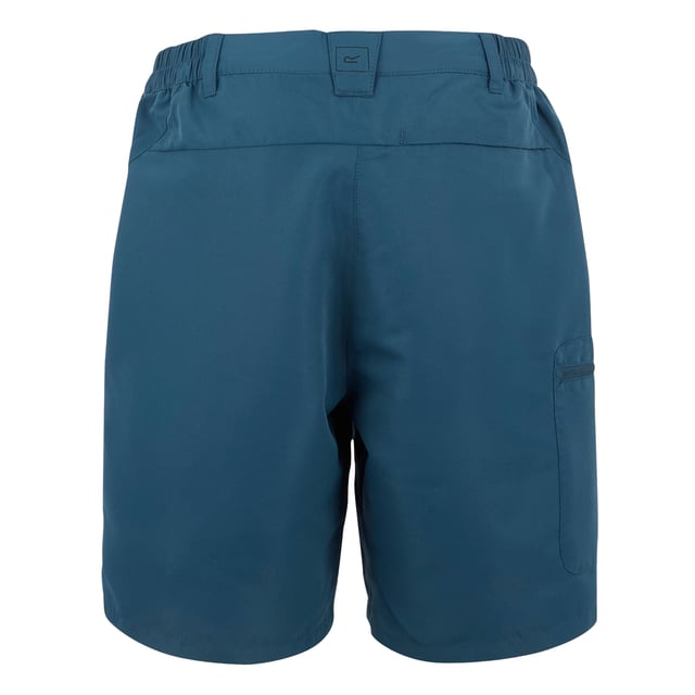 100% Recyceltes Polyester. Gewebetechnik: Knitterfrei, Dauerhaft wasserabweisende Oberfläche, Leicht, Schnell trocknend. Gewebe: gewebter Stoff. Design: Unifarben. GSM (Gramm pro Quadratmeter): 105. Knopfverschluss, Hosenschlitz mit Reißverschluss. Gürtelschlaufen. Taille: Teilweise elastisch. Taschenart: Zwei Seitentaschen, Eine Tasche am Oberschenkel, Reißverschluss. UV-Schutzfaktor: UPF 50+.
