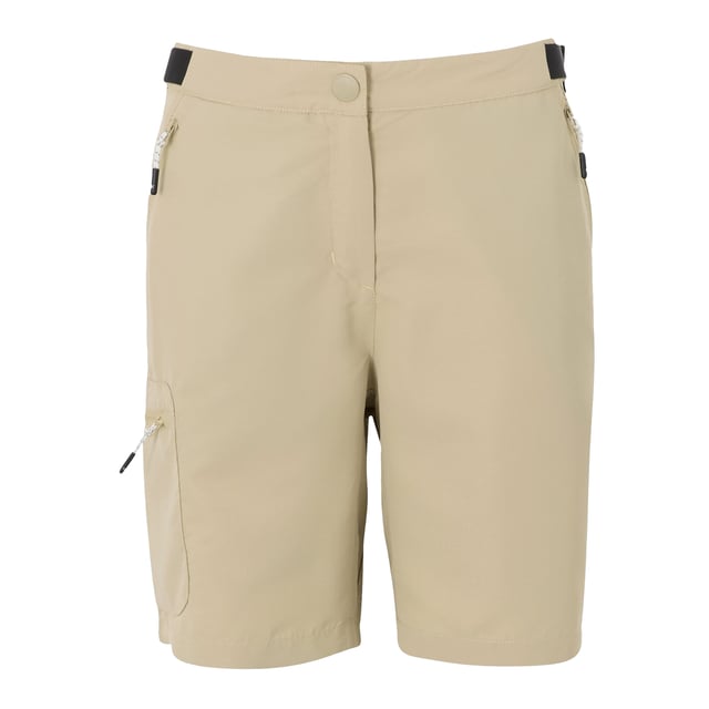 100% Recycled Polyester. Fabric: Woven. Design: Plain. 105gsm. Pockets: 2 Side Pockets, 1 Thigh Pocket, Zip. Fastening: Button, Zip Fly. Fabric Technology: Crease Resistant, Durable Water Repellent Finish, Lightweight, Quick Dry. Belt Loops. Waistline: Part Elasticated. Sun Rating: UPF 50+.