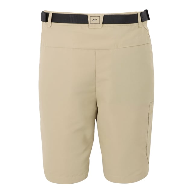 100% Recycled Polyester. Fabric: Woven. Design: Plain. 105gsm. Pockets: 2 Side Pockets, 1 Thigh Pocket, Zip. Fastening: Button, Zip Fly. Fabric Technology: Crease Resistant, Durable Water Repellent Finish, Lightweight, Quick Dry. Belt Loops. Waistline: Part Elasticated. Sun Rating: UPF 50+.