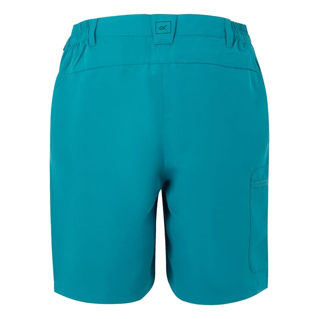 100% Recycled Polyester. Fabric: Woven. Design: Plain. 105gsm. Pockets: 2 Side Pockets, 1 Thigh Pocket, Zip. Fastening: Button, Zip Fly. Fabric Technology: Crease Resistant, Durable Water Repellent Finish, Lightweight, Quick Dry. Belt Loops. Waistline: Part Elasticated. Sun Rating: UPF 50+.