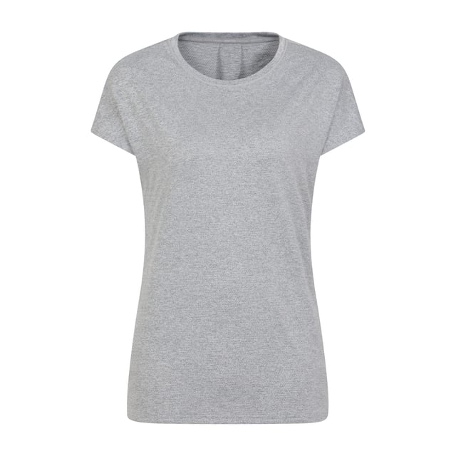 66% Recyceltes Polyester, 29% Polyester, 5% Elastan. Gewebetechnik: Leicht, Feuchtigkeitsabweisend, Schnell trocknend. Design: Unifarben. Passform: Lose. Rundhalsausschnitt. Nachhaltigkeit: Aus recyceltem Material. Kurzärmlig. 30 DE: 81,28 cm. 32 DE: 84 cm. 34 DE: 86,36 cm. 36 DE: 88,9 cm. 38 DE: 93,98 cm. 40 DE: 99 cm. 46 DE: 119,38 cm. 48 DE: 127 cm. 44 DE: 112 cm. 42 DE: 104 cm.