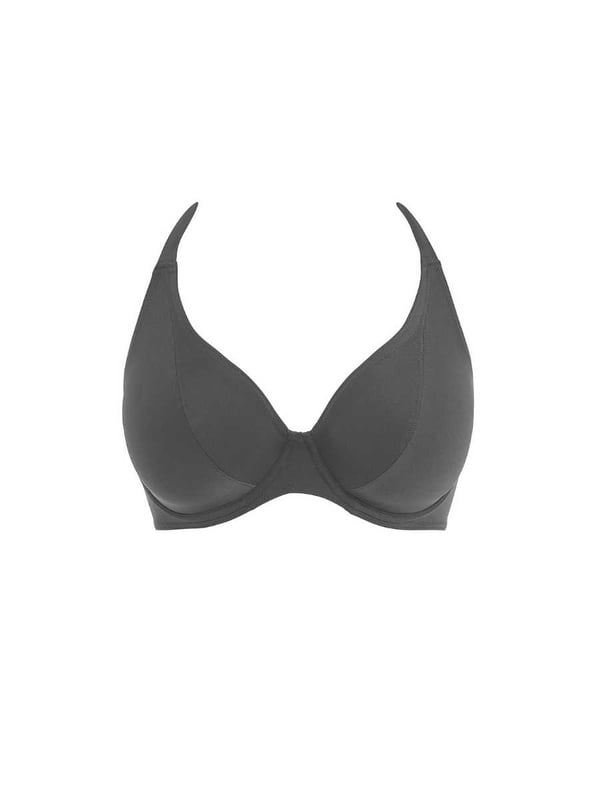 Freya Jewel Cove Underwired Halter Bikini Top. With a plunge neckline, powernet lined cups and fixed halter neck ties. Product is hand wash only.