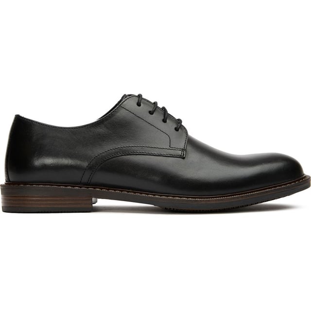 Zapatos derby daren para hombre de Soletrader, color negro, fabricados en piel y suela sintética.