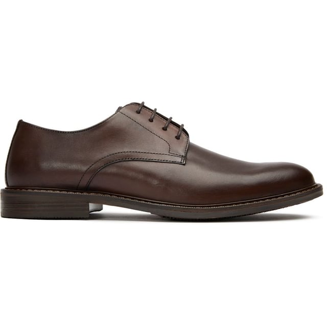 Zapatos derby daren para hombre de Soletrader, color marrón, fabricados en piel y suela sintética.