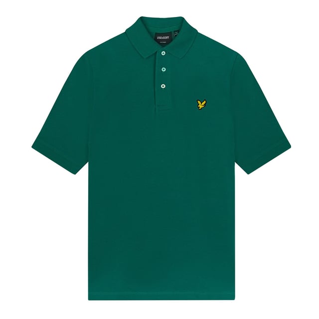 Juniors Lyle And Scott Plain Polo Shirt in groen.- Klassieke geribde kraag.- Drieknoopsluiting met detailstiksels.- Korte mouwen.- Geribde manchetten.- Geborduurd logo op borst.- Normale pasvorm.- 97% Katoen 3% Elastaan.- Ref: SPB2000VX154