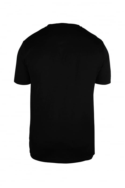 Camiseta negra Off-White.Logotipo en relieve en la parte delantera.Cuello redondo.Manga corta.100% algodón.