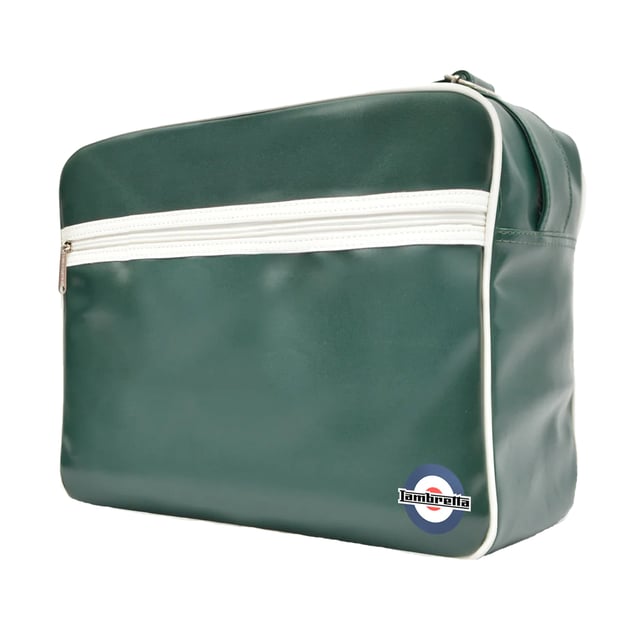 Material: PU. Width: 40cm. Height: 30cm. Pockets: Front Pocket, Zip. Adjustable Shoulder Strap, Contrast Piping, Zip Pullers. Fastening: Full Zip. Design: Logo, Printed. Compartments: Zipped Compartment.