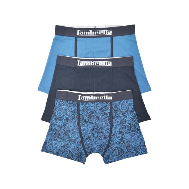 95% Cotton, 5% Elastane. Fabric: Soft Touch. Design: All-Over Print, Paisley. Packaging: Boxed. Waistline: Branded, Elasticated.