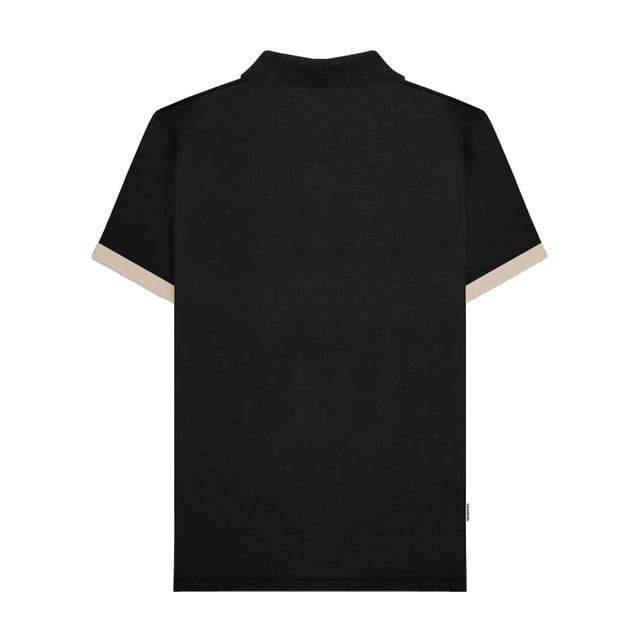 100% Cotton. Fabric: Pique. Design: Contrast Panel, Stripe, Target, Vintage. Cuff: Contrast, Ribbed. Sleeve-Type: Short-Sleeved. Neckline: Turn Down Collar. 3 Button Placket, Woven Label. Please Note: Keep Away From Fire. S: 39.5 in. M: 41 in. L: 42.5 in. XL: 44 in. XXL: 45.5 in. 3XL: 47.5 in. 4XL: 49 in.