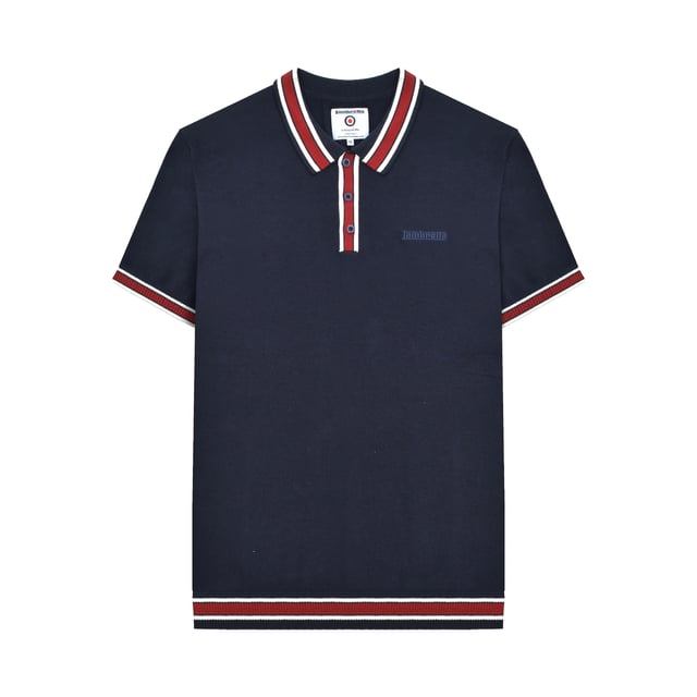 100% Cotton. Fabric: Fine Gauge, Knitted. Design: Embroidered Logo, Tipped Detail. Cuff: Ribbed. Hem: Ribbed. Sleeve-Type: Short-Sleeved. Neckline: Turn Down Collar. 3 Button Placket, Tonal Embroidery. Please Note: Keep Away From Fire. S: 39 in. M: 41 in. L: 42.5 in. XL: 44 in. XXL: 46.5 in. 3XL: 48.5 in. 4XL: 51 in.