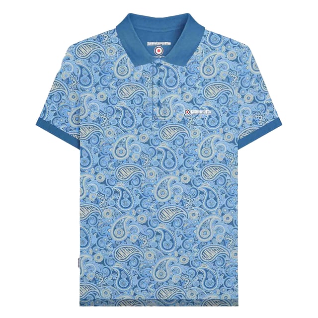 100% Cotton. Fabric: Jersey. Design: Embroidered Logo, Paisley. Cuff: Ribbed. Sleeve-Type: Short-Sleeved. Neckline: Turn Down Collar. 3 Button Placket, Woven Label. S: 39 in. M: 41 in. L: 42.5 in. XL: 44 in. XXL: 46 in. 3XL: 48 in. 4XL: 50 in.