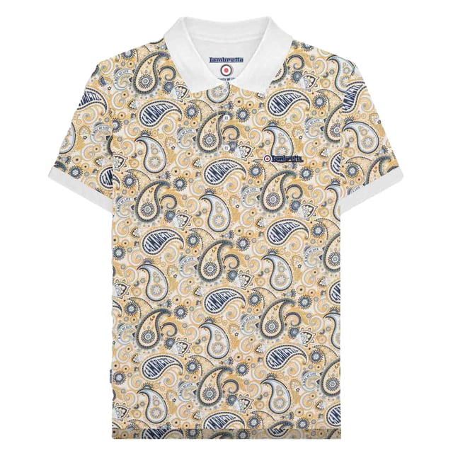 100% Cotton. Fabric: Jersey. Design: Embroidered Logo, Paisley. Cuff: Ribbed. Sleeve-Type: Short-Sleeved. Neckline: Turn Down Collar. 3 Button Placket, Woven Label. S: 39 in. M: 41 in. L: 42.5 in. XL: 44 in. XXL: 46 in. 3XL: 48 in. 4XL: 50 in.