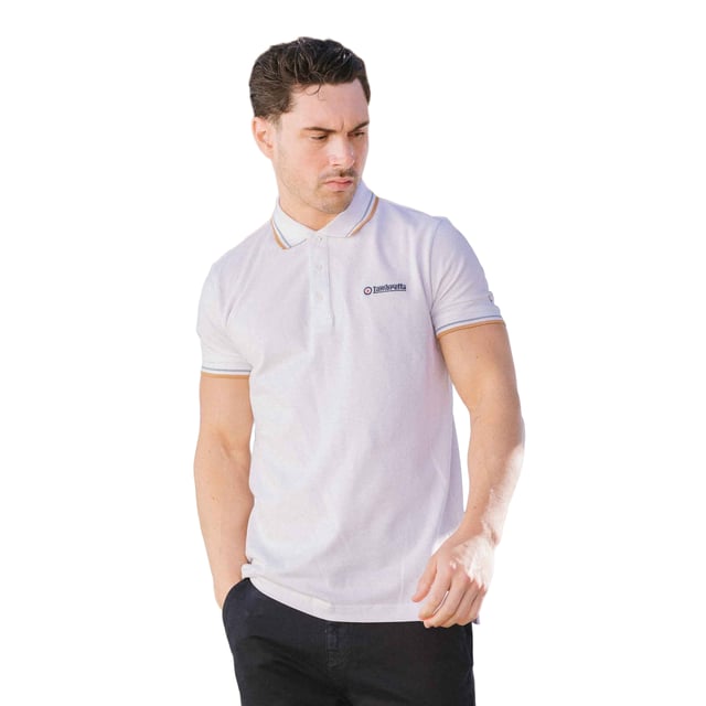 100% Cotton. Fabric: Pique. Design: Tipped Detail. Sleeve-Type: Short-Sleeved. Neckline: Turn Down Collar. Fabric Technology: Breathable. 3 Button Placket, Woven Label. Please Note: Keep Away From Fire. S: 39 in. M: 41 in. L: 42.5 in. XL: 44 in. XXL: 45.5 in. 3XL: 47 in. 4XL: 48.5 in.