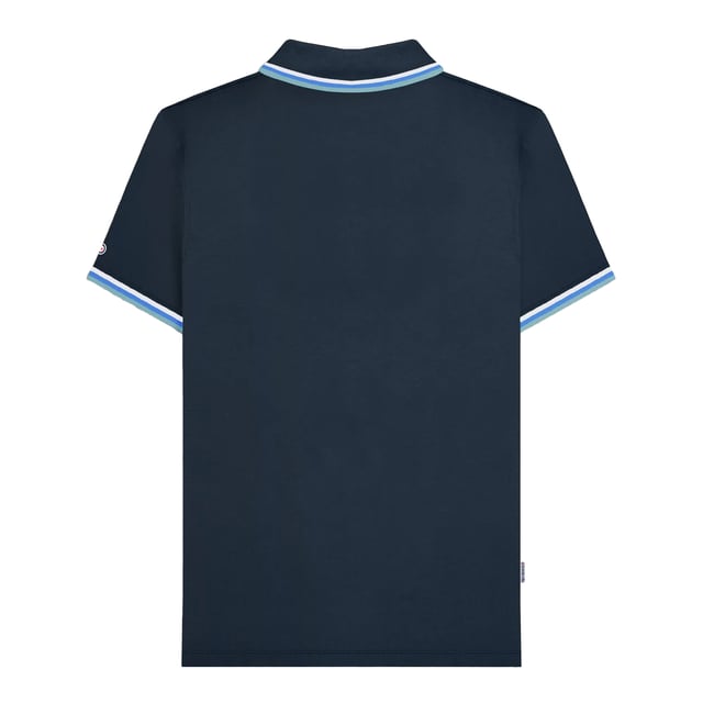 Lambretta Mens SS25 Triple Tipped Big & Tall Polo Shirt (Navy/White/Blue/Smoke Blue) 100% Cotton. Fabric: Pique. Design: Embroidered, Logo, Plain, Target. Sleeve-Type: Short-Sleeved, Tipped. Neckline: Tipped, Turn Down Collar. Fabric Technology: Breathable. 3 Button Placket, Woven Label. Fit: Big & Tall. Please Note: Keep Away From Fire. XXL: 55 in. 3XL: 59 in. 4XL: 63 in. 5XL: 67 in.