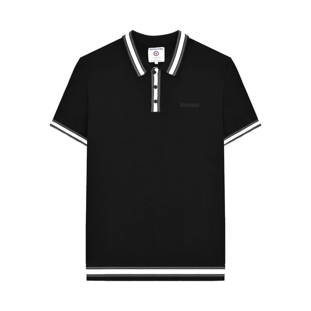 100% Cotton. Fabric: Fine Gauge, Knitted. Design: Embroidered Logo, Tipped Detail. Cuff: Ribbed. Hem: Ribbed. Sleeve-Type: Short-Sleeved. Neckline: Turn Down Collar. 3 Button Placket, Tonal Embroidery. Please Note: Keep Away From Fire. S: 39 in. M: 41 in. L: 42.5 in. XL: 44 in. XXL: 46.5 in. 3XL: 48.5 in. 4XL: 51 in.