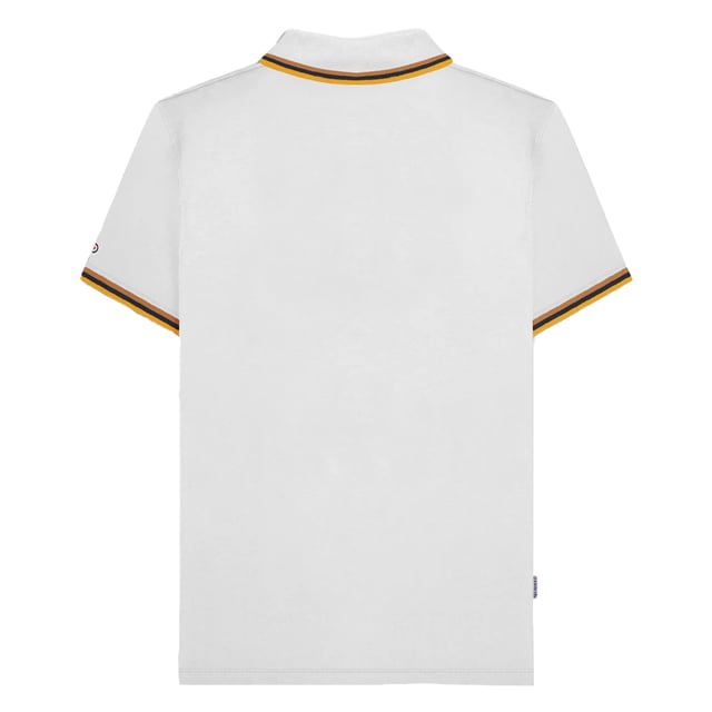 100% Cotton. Trim: Contrast Triple Tipped. Fabric: Pique. Design: Embroidered Logo, Target. Neckline: Contrast, Tipped, Turn Down Collar. Sleeve-Type: Short-Sleeved. 3 Button Placket, Branded Tab. Please Note: Keep Away From Fire. S: 39 in. M: 41 in. L: 42.5 in. XL: 44 in. XXL: 45.5 in. 3XL: 47 in. 4XL: 48.5 in.