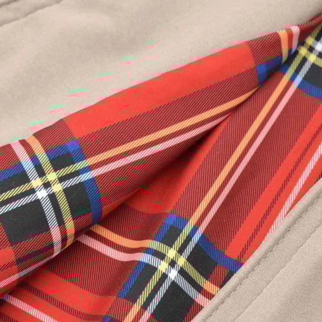 100% Polyester. Lining: Tartan. Design: Embroidered, Logo, Plain, Target. Fabric Technology: Showerproof. 2 Button Placket, Branded Buttons, Woven Label. Sleeve-Type: Long-Sleeved. Neckline: Standing Collar. Fit: Regular. Pockets: 1 Inner Pocket, 2 Front Pockets. Fastening: Full Zip. Please Note: Keep Away From Fire. S: 45 in. M: 47 in. L: 50 in. XL: 52 in. XXL: 54 in. 3XL: 57 in. 4XL: 59 in.