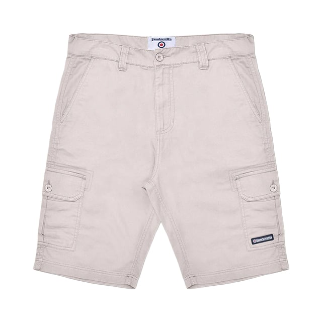 100% Cotton. Design: Plain. Pockets: 2 Italian Pockets, 2 Cargo Pockets, 2 Back Pockets. Fastening: Button-Down, Pull-On, Zip. Badge, Belt Loops, Branded PU Patch. Waistline: Branded.