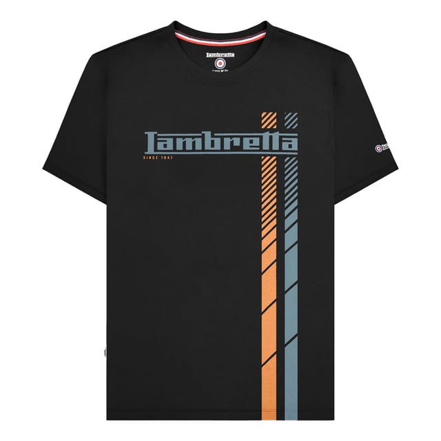 100% Cotton. Design: Embroidered, Fade, Logo, Racing Stripe. Neckline: Crew Neck. Sleeve-Type: Short-Sleeved. Woven Label. Fit: Big & Tall. Please Note: Keep Away From Fire. XXL: 55 in. 3XL: 59 in. 4XL: 63 in. 5XL: 67 in.