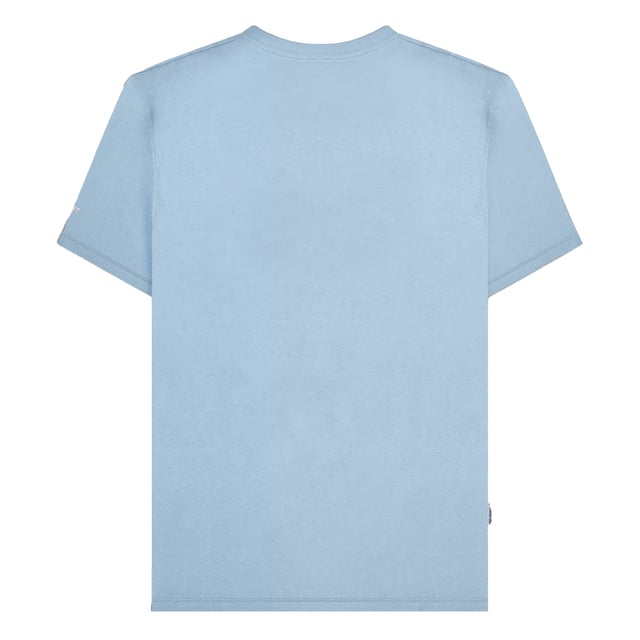 100% Katoen. Ontwerp: Logo, Streepjesdetail. Hals: Crew Neck. Mouwtype: Korte mouwen. Geweven etiket. Opgelet: Verwijderd houden van vuur. S: 38 in. M: 40 in. L: 42 in. XL: 44 in. XXL: 46 in. 3XL: 48 in. 4XL: 50 in.