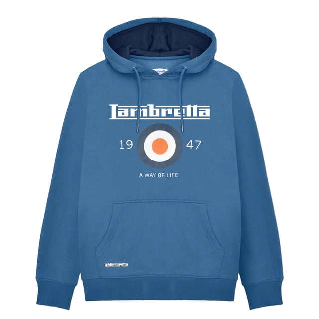 70% Cotton, 30% Polyester. Lining: Fleece, Soft. Design: Embroidered Logo, Printed, Target, Text. Hood Features: Contrast Lining. Hem: Ribbed. Neckline: Hooded. Sleeve-Type: Long-Sleeved. Cuff: Ribbed. Pockets: 1 Kangaroo Pocket. Fastening: Pull Over. Please Note: Keep Away From Fire. S: 39 in. M: 42.5 in. L: 45.5 in. XL: 48.5 in. XXL: 52.5 in. 3XL: 56 in. 4XL: 59 in.