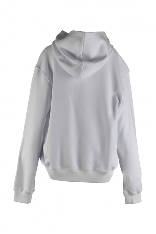 AMIRI Sweatshirt Wit Amiri sweatshirt met capuchon van wit katoen.Paars MA-logo gedrukt op de borst.Geribde randen.Kangoeroezak.Gemaakt in Italië.