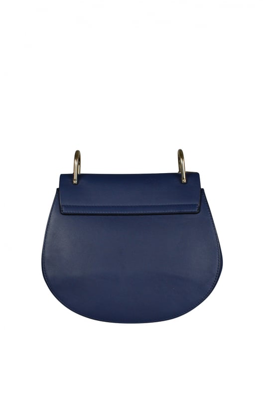 Bolso bandolera Drew Chloé en piel y pitón azul.Un compartimento con bolsillo interior plano.Cierre de joya de la firma en latón.Dimensiones: largo 24 cm, alto 20 cm, fondo 8 cm.Made in Italy.