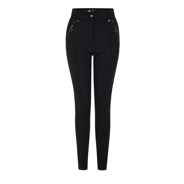The slim fitting, shaped Regimented Pants are made of waterproof and breathable, lightweight fabric. Lined with soft fleece and featuring metal hardware for a touch of luxe. With zipped pockets to securely store your slope essentials. Material: 60% Polyester (Recycled), 40% Polyester. Ref: DWL521800.