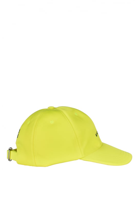 Gorra Givenchy de poliamida amarilla.Logotipo negro en la visera.Logotipo monograma negro en la espalda.Ajustable en la parte trasera.Ojales bordados en la parte superior.Made in Italy.
