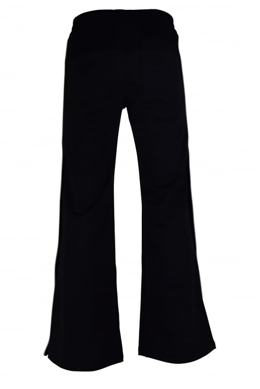 Pantalón Amiri de poliéster y algodón negro.Canesú superior de algodón negro.Canesú inferior de poliéster negro.Logotipo MA en blanco.Detalle de línea blanca a lo largo de las piernas.Bolsillos laterales.Un bolsillo trasero.Cintura con cordón elástico.Parche negro con el logotipo en la espalda.Made in Italy.