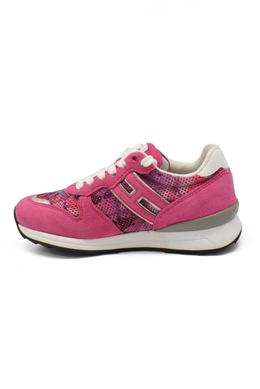 Sneakers Hogan rosa Wildlem.- Gummisohle.Made in Italy.