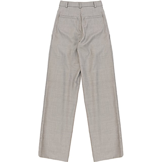 100% Organic Cotton. Raey's trousers will bring a composed look to muted edits. They're made in the UK with inverted box pleats at the waist and fall to wide legs, then are finished with back welt pockets