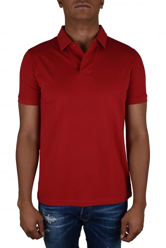 Loro Piana / ポロシャツ/L/コットン/RED Loro Piana Polo Shirt Red