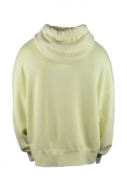 Sudadera Palm Angels amarillo pastel.Sudadera con capucha y cordones blancos.Motivo del osito Teddy.Bolsillo delantero tipo canguro.Bordes de canalé.100% algodón.Made in Italy.